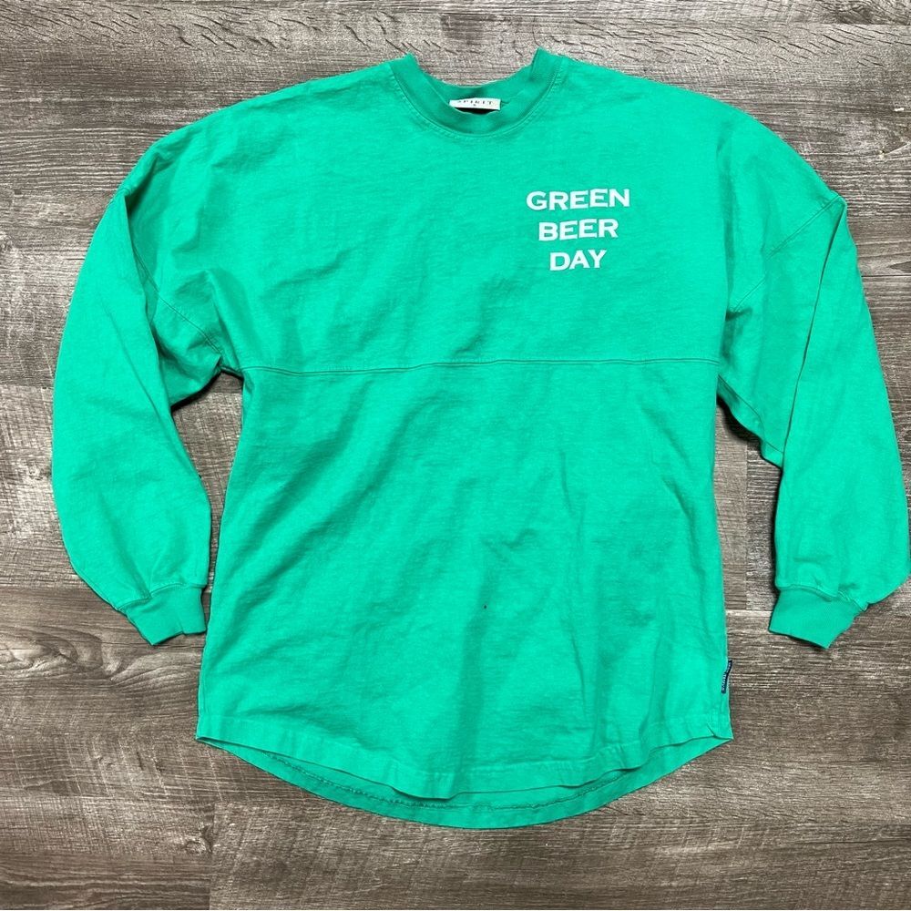 Spirit “Green Beer Day Oxford Ohio” Long Sleeve Shirt Size Small